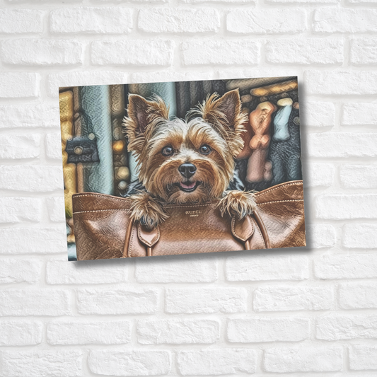 Yorkshire Terrier Greeting Card Set - Oil-Painted Dog Art | Blank Inside | Envelopes Included